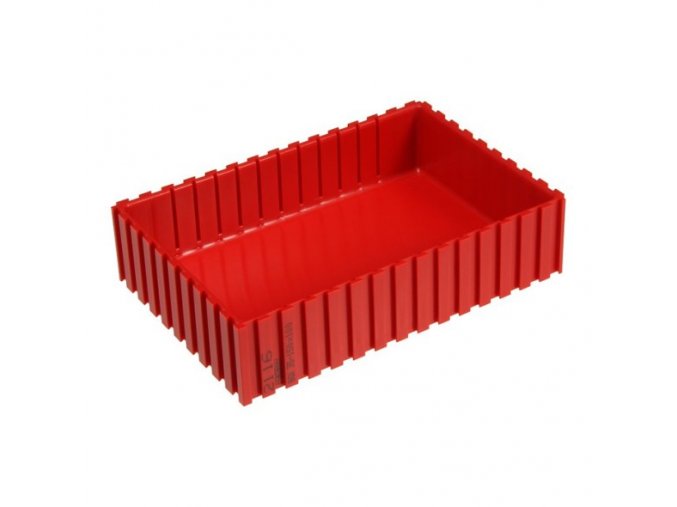 Plastová krabička na nářadí 35-150x100 mm, červená