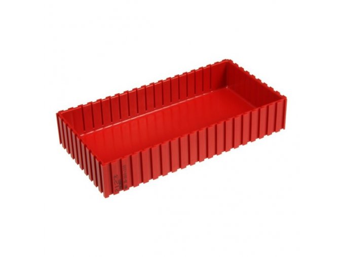 Plastová krabička na nářadí 35-200x100 mm, červená