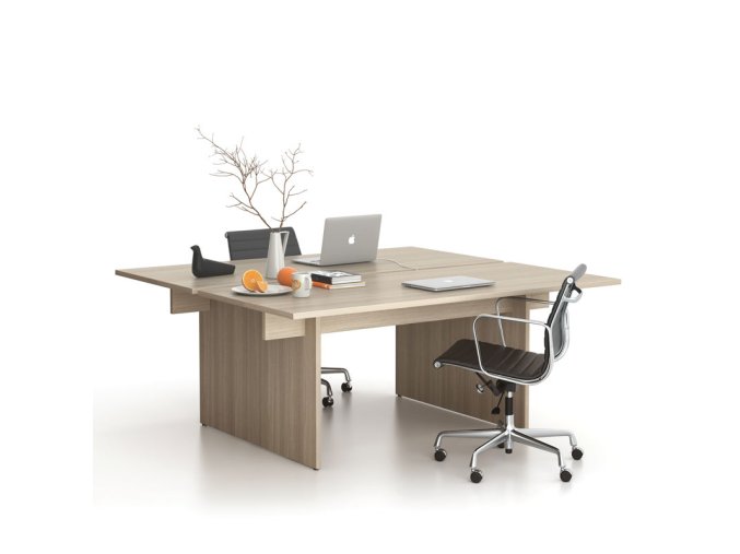 kancelarsky stul double solid 180x165 cm dub prirodni 34617