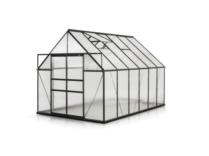sklenik 240 x 240 x 360 cm cerny 35734