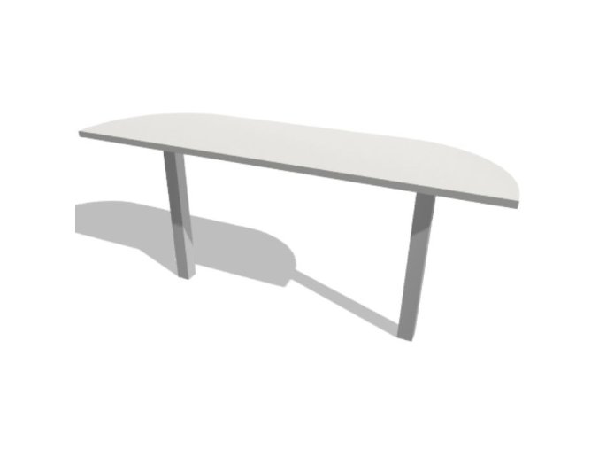 Přístavba pro kancelářské pracovní stoly PRIMO, 1600 mm, bílá