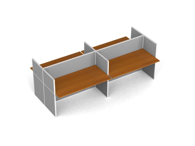 kancelarsky stul primo s paravanem 4 mista nastenka seda tresen 23797