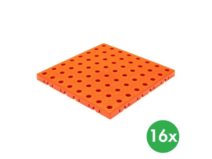 Základní deska GripTil, 16 ks, oranžová