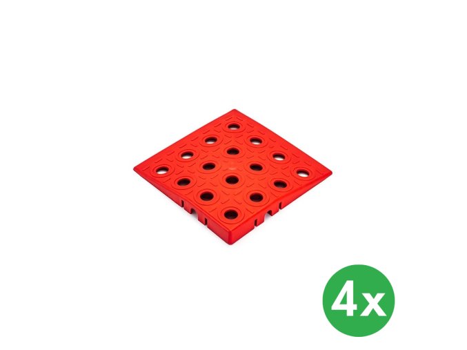 rohovy najezd griptil 4 ks cerveny 115629