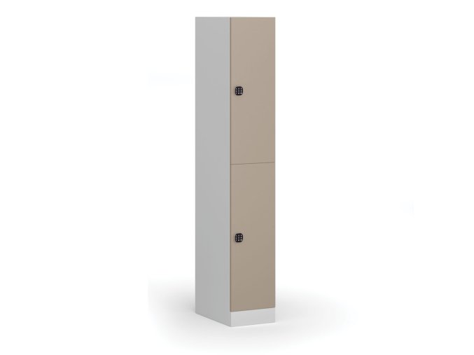 satni skrinka s uloznymi boxy 2 boxy 1850 x 300 x 500 mm demont kodovy zamek bezove dvere 111217