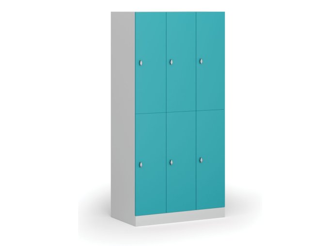 satni skrinka s1 s uloznymi boxy 6 boxu 1850 x 900 x 500 mm demont otocny zamek zelene dvere 111291