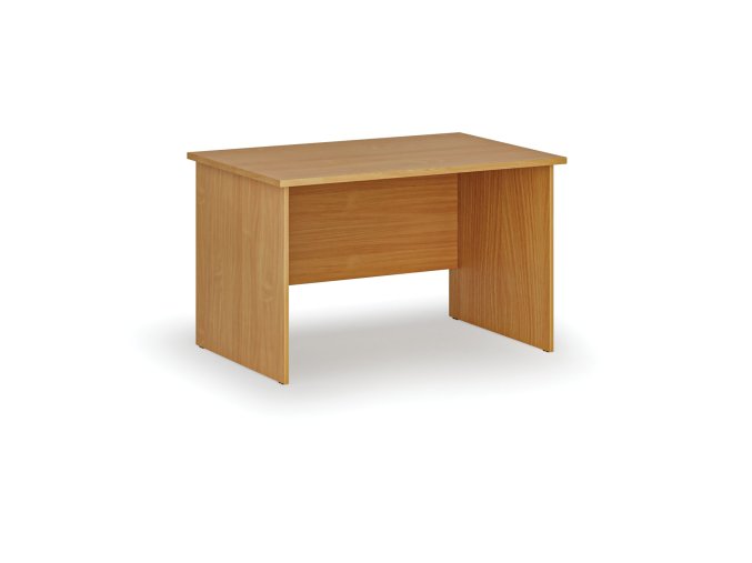 Kancelářský psací stůl PRIMO WOOD, 120x80 cm, buk