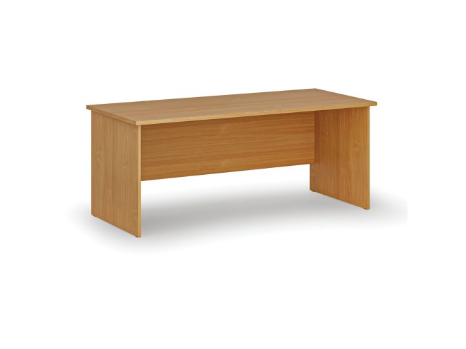Kancelářský psací stůl PRIMO WOOD, 180x80 cm, buk