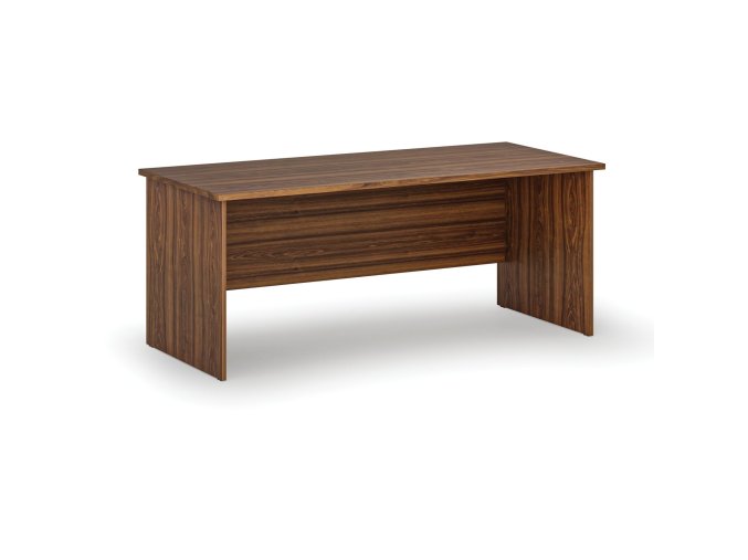 Kancelářský psací stůl PRIMO WOOD, 180x80 cm, ořech