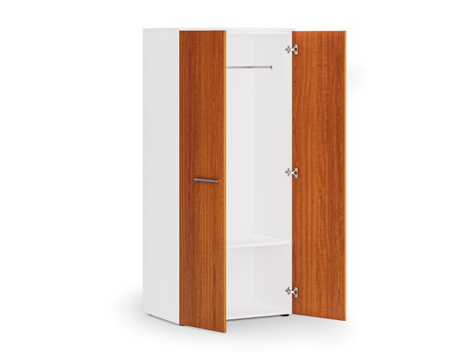kancelarska satni skrin primo white 1 police satni tyc 800 x 500 x 1781 mm bila tresen 83429