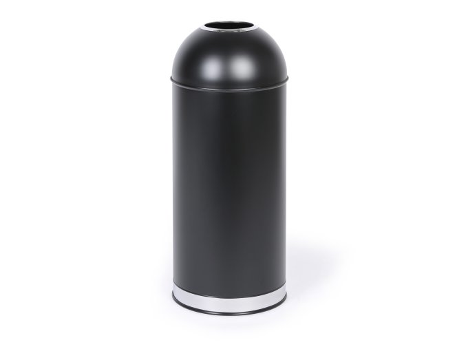 Odpadkový koš, 65 l, černá