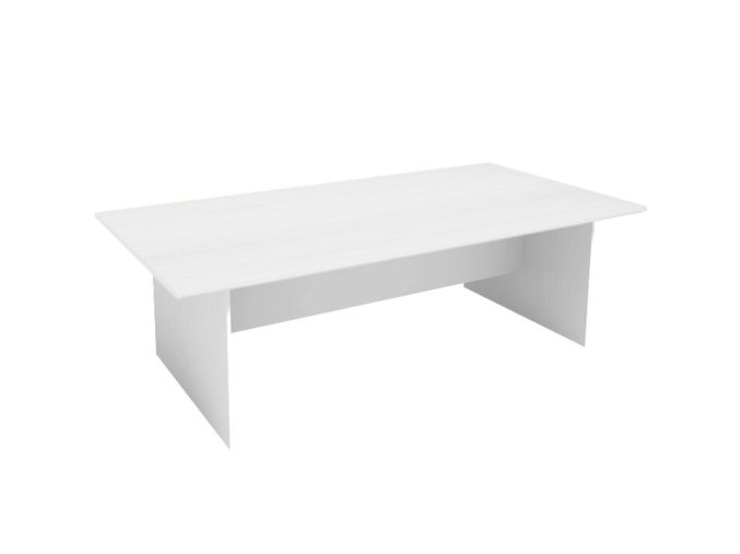 Jednací kancelářský stůl PRIMO WHITE, 240x120 cm, bílá