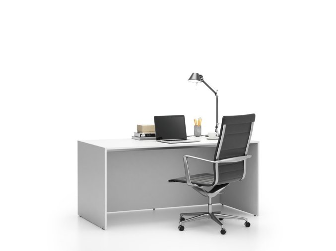 kancelarsky psaci stul segment 162x80 cm bila 86166