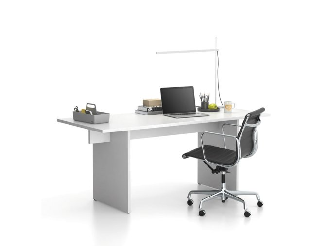 Kancelářský stůl single SOLID, 180x80 cm, bílá