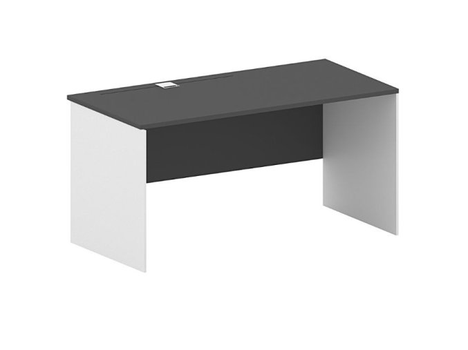 kancelarsky psaci stul future do paravanu 1700 x 800 mm bila grafit 88148