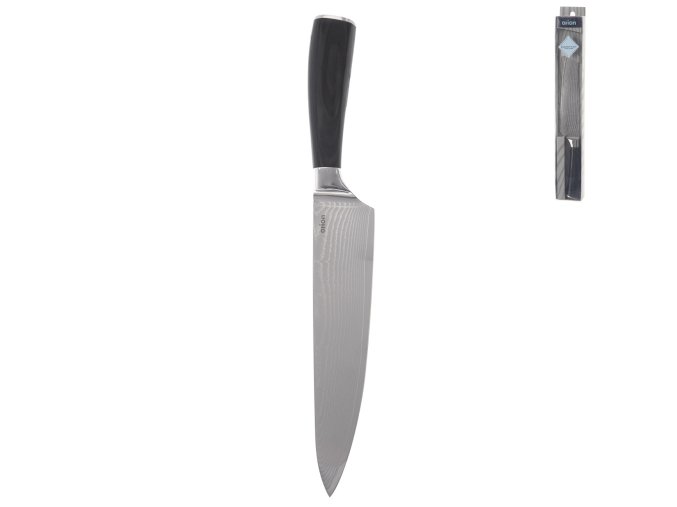 Nůž kuchyňský, damašková ocel/pakka, 20,5 cm