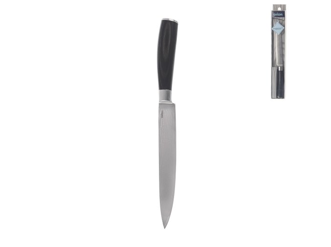 Nůž kuchyňský 15,5 cm, damašková ocel/pakka