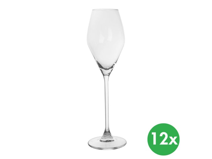 Sklenice na prosecco 0,23 l, 12 ks