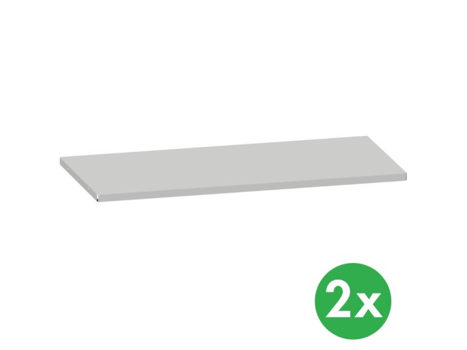 pridavna police ke kovovym skrinim 1000 x 500 mm seda 2 ks 139423