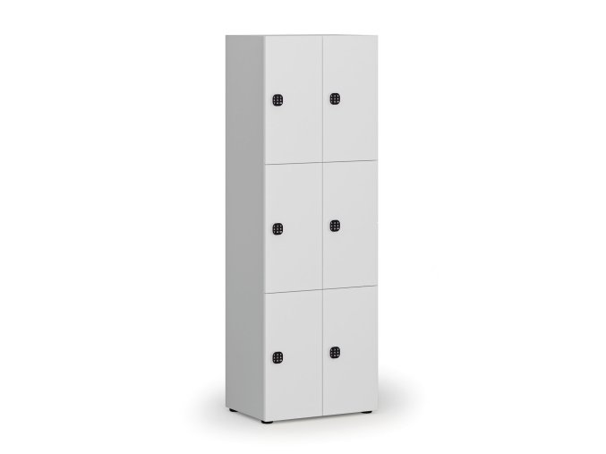 drevena satni skrinka s4 s uloznymi boxy 6 boxu demont kodovy zamek seda bila 121887