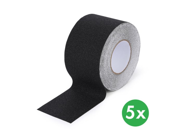 protiskluzova paska jemne zrno 100 mm x 18 3 m baleni 5 ks cerna 116724