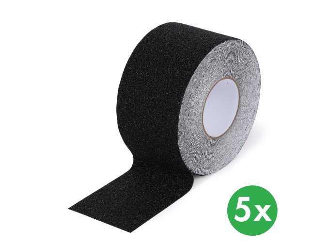 protiskluzova paska hrube zrno 100 mm x 18 3 m baleni 5 ks cerna 116737