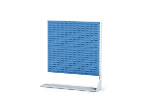 Perforované stojany s panely na boxy, 2 patra, přístavné pole