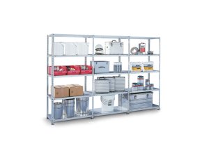 Policový regál FIX, 330 kg, 2000 x 1000 x 600 mm, přídavný regál
