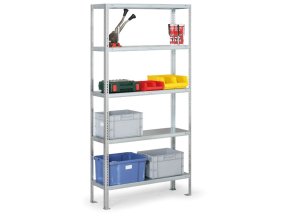 Policový regál FIX, 100 kg, 2000 x 1000 x 300 mm, základní regál