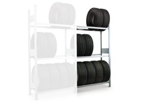 regal na pneumatiky 2500 x 1000 x 400 mm pristavny 5592