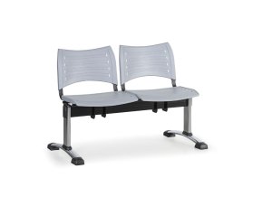 plastova lavice do cekaren visio 2 sedak seda chromovane nohy 25355