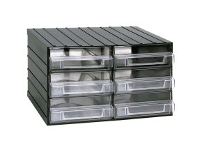 modulova skrinka se zasuvkami 382 x 290 x 230 mm 6 zasuvek 8504