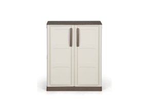plastova dilenska skrin na naradi s line nizka 700 x 390 x 855 mm 26530