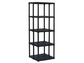 plastovy oboustranny regal tempo 1760 x 600 x 585 mm 5 polic 9545
