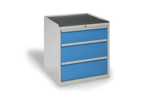 dilenska zasuvkova skrin nizka na naradi kovos 3 zasuvky 720 x 700 x 840 mm 2286
