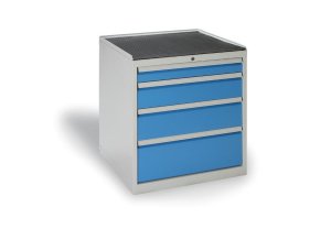 dilenska zasuvkova skrin nizka na naradi kovos 4 zasuvky 720 x 700 x 840 mm 2287