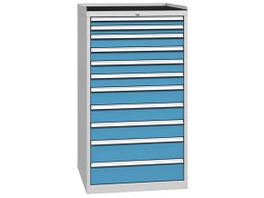 dilenska zasuvkova skrin na naradi kovos 11 zasuvek 720 x 700 x 1350 mm 2309