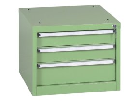Závěsný dílenský box na nářadí k pracovním stolům do dílny GL, 3 zásuvky, 565 x 580 x 450 mm