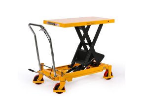Pojezdový hydraulický zvedací stůl TF, nosnost 1000 kg, zdvih 990 mm
