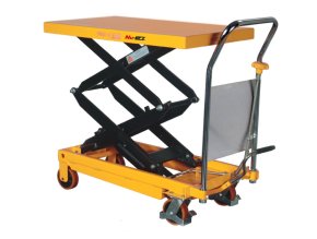 Pojezdový hydraulický zvedací stůl TFD, nosnost 350 kg, zdvih 1300 mm