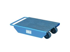 Transportní stěhovací plošina, nosná, 1000 kg, 4 otočná kola