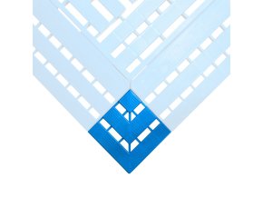 Rohový díl k podlahovým roštům, 0,112 x 0,112 m