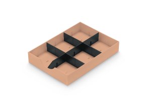 Zásuvky do třídících boxů, lososová