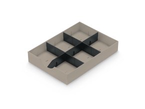 Zásuvky do třídících boxů, tmavě šedá