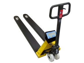 Paletový vozík s váhou 1500 kg/1 kg, vidlice 2000 mm