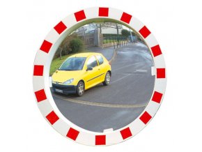 Nerozbitné kruhové dopravní zrcadlo, venkovní, průměr 600 mm