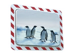 dopravni obdelnikove zrcadlo s upravou proti oroseni venkovni 800 x 600 mm 3399