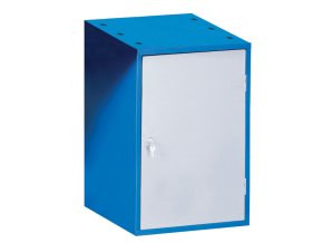 Zásuvková dílenská skříňka na nářadí k pracovnímu stolu GD, 810 x 592 x 510 mm, modrá