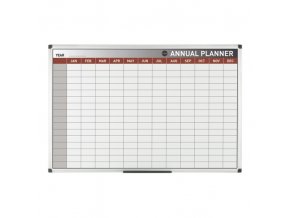 Roční plánovací tabule, měsíce, 90x60 cm