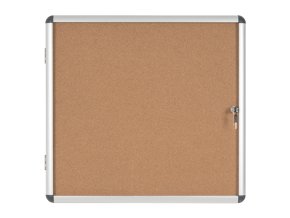 Vnitřní korková informační vitrína, 720 x 674 mm